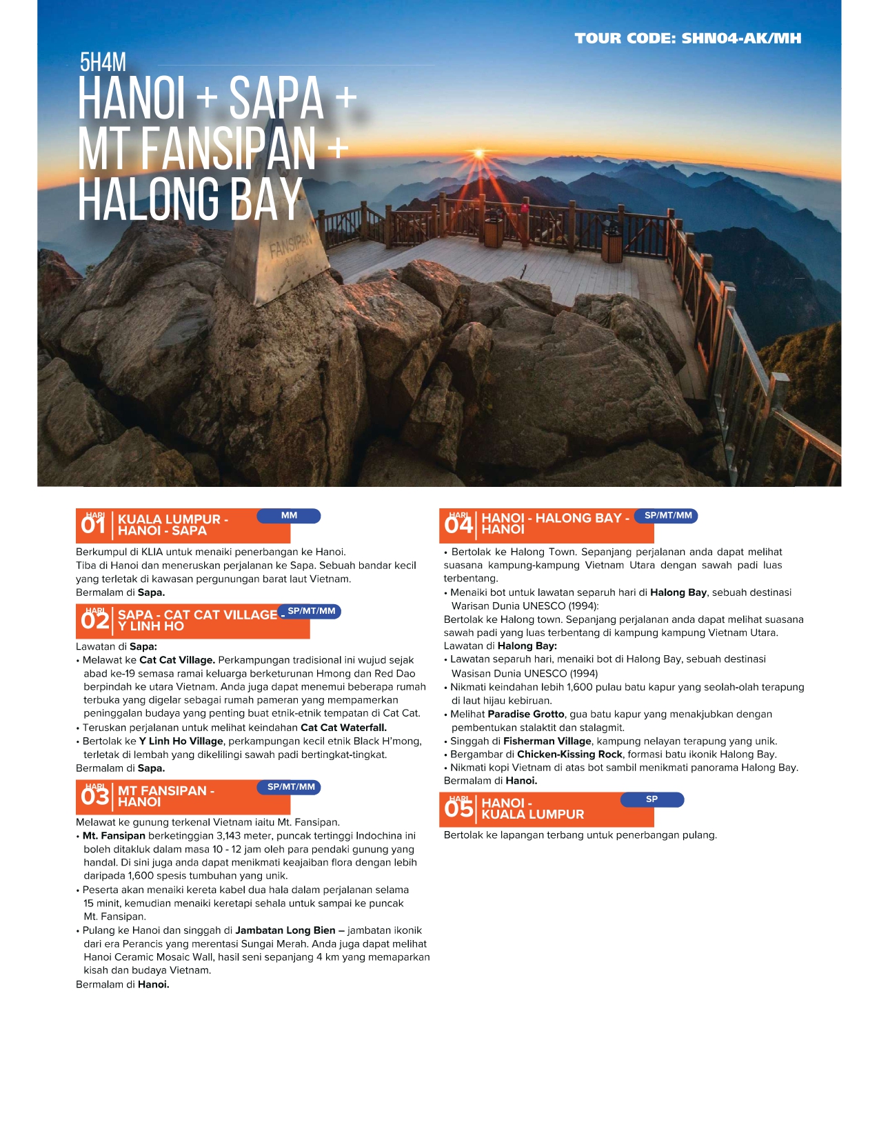 5H4M HANOI + SAPA + MT FANSIPAN + HALONG BAY_page-0002