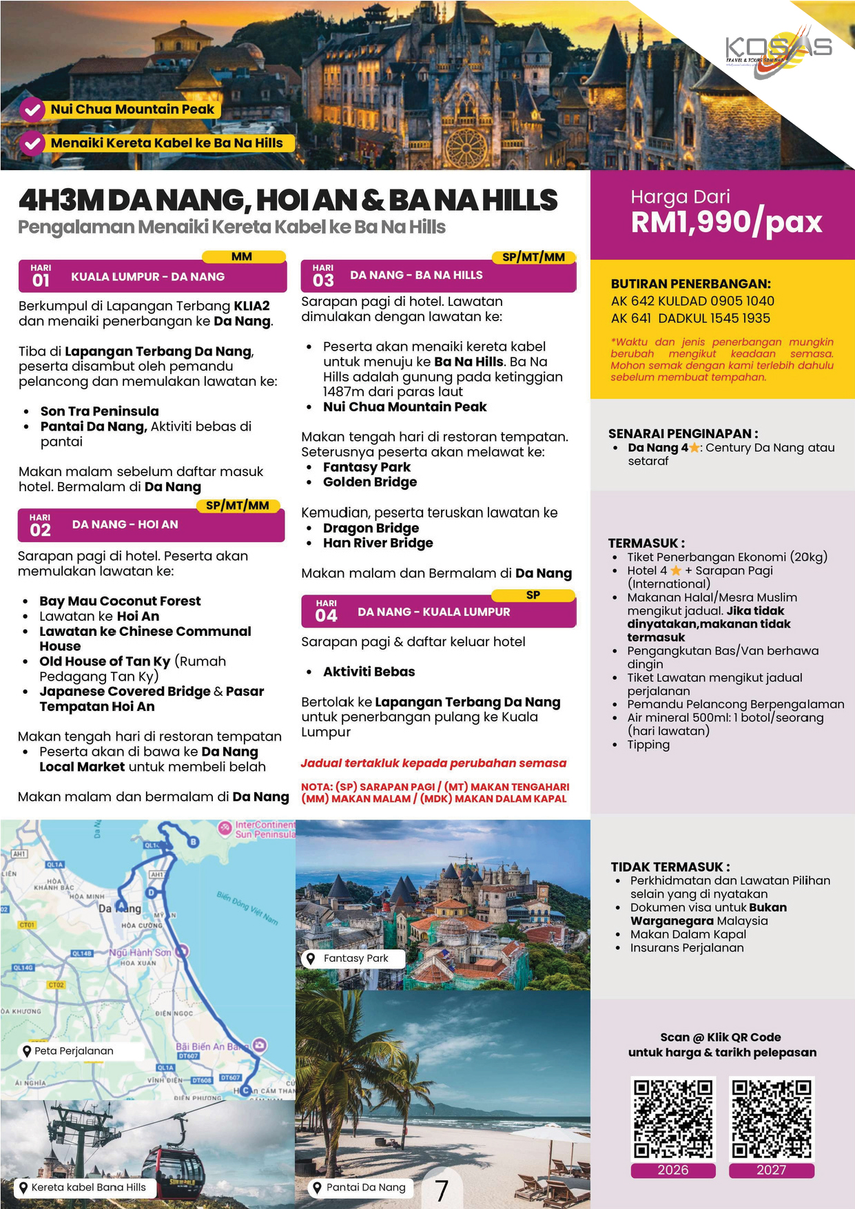DA NANG HOI AN DAN BA NA HILLS